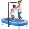 SucceBuy Oválna Trampolína Modrá 143,5CM Nosnosť 100KG Pre Deti SucceBuy Oválna Trampolína Modrá 143,5CM Nosnosť 100KG Pre Deti
