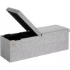 InternetovaZahrada - Úložná lavica s výklopným vekom 115x38x38 cm - sivá InternetovaZahrada - Úložná lavica s výklopným vekom 115x38x38 cm - sivá