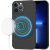 Techsuit SoftFlex MagSafe kryt na iPhone 13 Pro Max – čierny