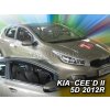 Deflektory na Kia Ceed II, 5-dverová, r.v.: 2012 - 2018 Deflektory na Kia Ceed II, 5-dverová, r.v.: 2012 - 2018