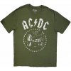 AC/DC tričko For Those About To Rock Tour '25 zelená