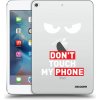 Picasee silikónový prehľadný obal Apple iPad mini 4 Angry Eyes Transparent