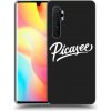 Picasee silikónový čierny obal pre Xiaomi Mi Note 10 Lite - Picasee - old logo - white Picasee silikónový čierny obal pre Xiaomi Mi Note 10 Lite - Picasee - old logo - white