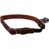 HUHUBAMBOO obojok CAT kožený 1x32 cm, hnedý HUHUBAMBOO obojok CAT kožený 1x32 cm, hnedý