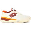 Pánska tenisová obuv Lotto Raptor Hyperpulse 100 IV Clay Antique White/Madder Brown EUR 44 Pánska tenisová obuv Lotto Raptor Hyperpulse 100 IV Clay Antique White/Madder Brown EUR 44