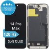 Displej Soft OLED pre iPhone 14 Pro Max - Dotykové sklo + Rám, DIAGNOSTIC Displej Soft OLED pre iPhone 14 Pro Max - Dotykové sklo + Rám, DIAGNOSTIC