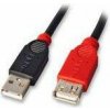 Lindy 42817 USB, USB 2.0 USB-A zástrčka, USB-A zásuvka, 5m, černý Lindy 42817 USB, USB 2.0 USB-A zástrčka, USB-A zásuvka, 5m, černý