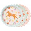PartyDeco Taniere s potlačou koníky 18 cm, 6 ks PartyDeco Taniere s potlačou koníky 18 cm, 6 ks