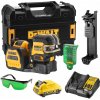 DEWALT LÍNIÍOVÝ LASER 12/18V DCE822D1G18 ZELENÝ 2- DEWALT LÍNIÍOVÝ LASER 12/18V DCE822D1G18 ZELENÝ 2-