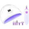 Verk 24406 Sada na nechty UV lampa 12 W + pilník 2v1 Verk 24406 Sada na nechty UV lampa 12 W + pilník 2v1