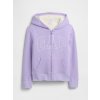 GAP Detská zateplená mikina Sherpa Fialová S Fialová Fialová GAP Detská zateplená mikina Sherpa Fialová S Fialová Fialová
