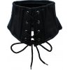 Kiotos Leather Lace-Up Corset Collar Black Kiotos Leather Lace-Up Corset Collar Black
