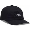 FOX šiltovka WORDMARK Adjustable black/white FOX šiltovka WORDMARK Adjustable black/white