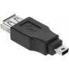 Konektor mini USB zástrčka 5P / USB zásuvka typu A Konektor mini USB zástrčka 5P / USB zásuvka typu A