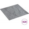 vidaXL Samolepiace podlahové dosky 20 ks PVC 1,86 m² bledosivé vidaXL Samolepiace podlahové dosky 20 ks PVC 1,86 m² bledosivé