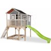 Domček cédrový na pilieroch Loft 750 Grey Exit Toys veľký s vodeodolnou strechou pieskoviskom a 2,28 m šmykľavkou sivý Domček cédrový na pilieroch Loft 750 Grey Exit Toys veľký s vodeodolnou strechou pieskoviskom a 2,28 m šmykľavkou sivý