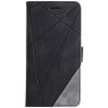 Knižkové puzdro Rhombus čierne – Samsung Galaxy A12 / M12 Knižkové puzdro Rhombus čierne – Samsung Galaxy A12 / M12
