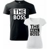 Tričká pre páry The Boss / The Real Boss (Tričká pre páry, zaľúbených, pre dvoch, partnerské tričká s potlačou.) Tričká pre páry The Boss / The Real Boss (Tričká pre páry, zaľúbených, pre dvoch, partnerské tričká s potlačou.)