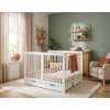 Ourbaby Wooden crib for twins white