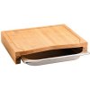 KESPER Bambusová doska s odkladacou miskou, nerezová oceľ KESPER 58356 KESPER Bambusová doska s odkladacou miskou, nerezová oceľ KESPER 58356