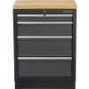 Matabro SET-CA01058, Dielenská skrinka s drevenou pracovnou doskou | 4 šuplíky | 680x465x950 mm Matabro SET-CA01058, Dielenská skrinka s drevenou pracovnou doskou | 4 šuplíky | 680x465x950 mm