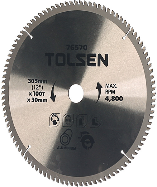 Tolsen Kotúč pílový na hliník TCT 305 × 30 100z