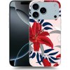 Picasee silikónový prehľadný obal pre Apple iPhone 17 Pro Max - Red Lily Picasee silikónový prehľadný obal pre Apple iPhone 17 Pro Max - Red Lily