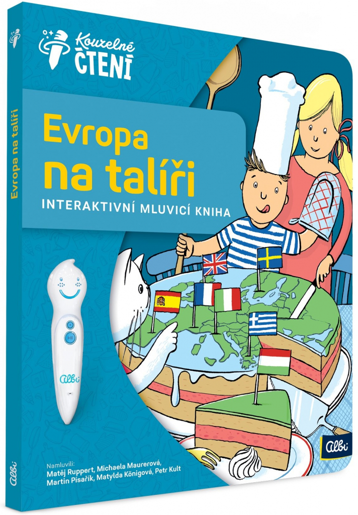 Albi Kouzelné čtení kniha Evropa na talíři