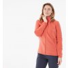 QUECHUA Dámska fleecová turistická mikina MH100 oranžová 3XL QUECHUA Dámska fleecová turistická mikina MH100 oranžová 3XL