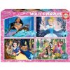 Educa Disney princezny 4v1 50,80,100,150 dielov Educa Disney princezny 4v1 50,80,100,150 dielov