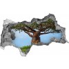 Samolepiaca diera na stenu nálepka Baobab 95x73 cm Samolepiaca diera na stenu nálepka Baobab 95x73 cm
