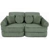 MeowBaby® Churros detská pohovka Plus, Olive Sage Green MeowBaby® Churros detská pohovka Plus, Olive Sage Green