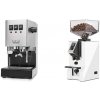 Gaggia Classic E24 BC, stainless steel + Eureka Mignon Specialita Compatto, CR white Gaggia Classic E24 BC, stainless steel + Eureka Mignon Specialita Compatto, CR white