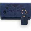 PAOLO PERUZZI Dámska darčeková sada, Kožená peňaženka a kľúčenka | tmavomodrá ZUP-97-DB PAOLO PERUZZI Dámska darčeková sada, Kožená peňaženka a kľúčenka | tmavomodrá ZUP-97-DB