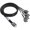 Supermicro 50cm OCuLink kabel na 4 SATA CBL-SAST-0933