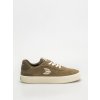Cariuma LUAN PRO Olive Green Suede Ivory Logo Burnt Olive Sneaker