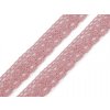 Bavlnená čipka paličkovaná šírka 28 mm - 27 m 18 staroružová tm. Bavlnená čipka paličkovaná šírka 28 mm - 27 m 18 staroružová tm.