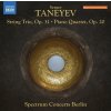 Spectrum Concerts Berlin, SERGEI TANEYEV: STRING TRIO OP.31/PIANO QUARTET OP.20, CD Spectrum Concerts Berlin, SERGEI TANEYEV: STRING TRIO OP.31/PIANO QUARTET OP.20, CD