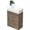 Kúpeľňová skrinka s umývadlom SAT Cube Way 40x47,5x20 cm dub Wellington mat CUBE320401DDW Kúpeľňová skrinka s umývadlom SAT Cube Way 40x47,5x20 cm dub Wellington mat CUBE320401DDW