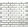 Keramická mozaika Premium Mosaic biela 30x30 cm lesk MOS2348WH Keramická mozaika Premium Mosaic biela 30x30 cm lesk MOS2348WH
