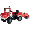 Rollytoys Šliapací traktor Unimog hasiči s pumpou Rollytoys Šliapací traktor Unimog hasiči s pumpou