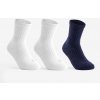 Decathlon detské športové ponožky RS 500 vysoké 3 páry tmavomodro-biele Decathlon detské športové ponožky RS 500 vysoké 3 páry tmavomodro-biele