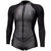 O'Neill Wms Bahia 2/1 Front Zip L/S Short Spring glide black/black