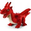 Plyšový drak 40 cm červený ECO-FRIENDLY Plyšový drak 40 cm červený ECO-FRIENDLY