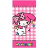 Carbotex · Bavlnená plážová osuška My Melody - motív Ružový zajačik - 100% bavlna - 70 x 140 cm Carbotex · Bavlnená plážová osuška My Melody - motív Ružový zajačik - 100% bavlna - 70 x 140 cm