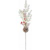 Vetvička MagicHome Vianoce, zasnežená, 46 cm Vetvička MagicHome Vianoce, zasnežená, 46 cm