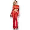 Chilirose Cr 4648 Top & Pant Red