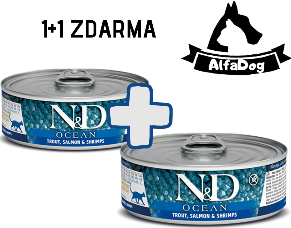 N&D CAT OCEAN Adult Tuna & Salmon 80 g