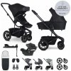 EASYWALKER SET Kočík 4v1 Harvey⁵ Midnight Black XXL AIR + CYBEX Aton B2 i-Size + základňa EASYWALKER SET Kočík 4v1 Harvey⁵ Midnight Black XXL AIR + CYBEX Aton B2 i-Size + základňa
