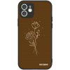 Picasee ULTIMATE CASE MagSafe pro Apple iPhone 12 - Brown flowers Picasee ULTIMATE CASE MagSafe pro Apple iPhone 12 - Brown flowers